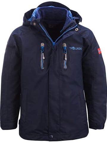 Trollkids 3in1-Funktionsjacke "Lofoten" in Dunkelblau
