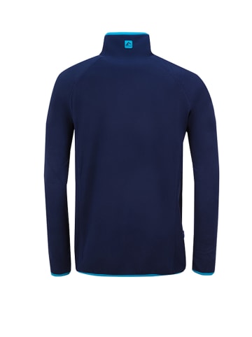 Westfjord Fleece trui "Hekla" donkerblauw/turquoise