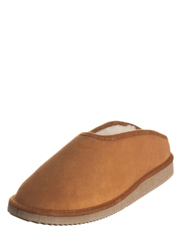 kitz pichler Lammfell-Hausschuhe "Fatima" in Hellbraun