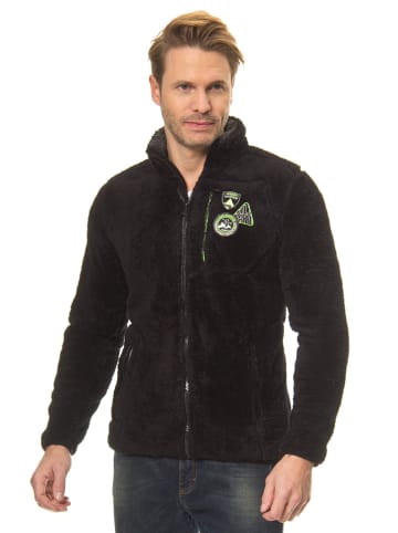 Peak Mountain Fleece vest zwart