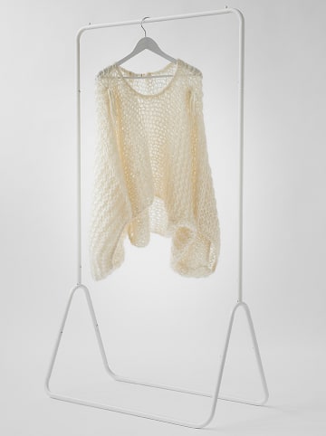 Compactor Kledingrek wit - (B)80 x (H)145 x (D)43 cm