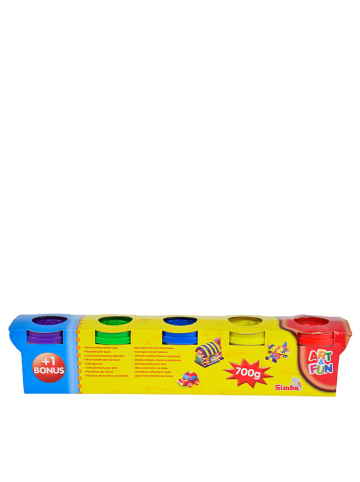 Simba Klei meerkleurig - 5x 140 g vanaf 3 jaar