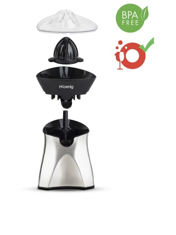 H.Koenig Sappers zilverkleurig/zwart