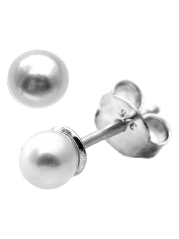 Revoni Złote kolczyki-wkrętki z perłami
