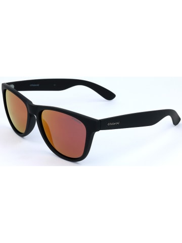 Polaroid Damen-Sonnenbrille in Schwarz/ Gelb-Rot