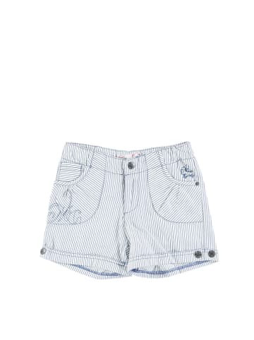 Miss Girly Shorts in Weiß/ Blau