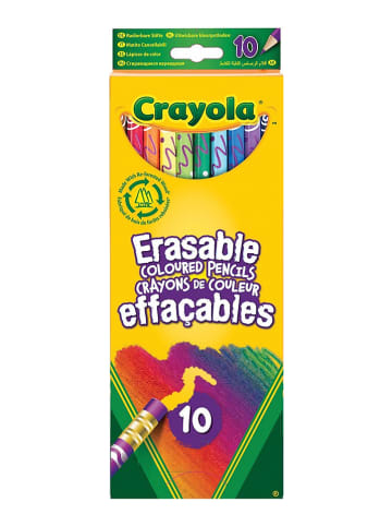 Crayola Kredki ołówkowe ścieralne (10 szt.) - 3+