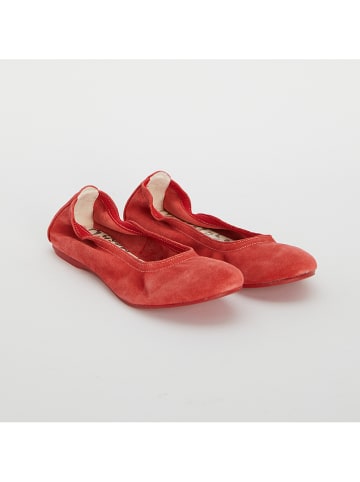 Primigi Leren ballerina's rood