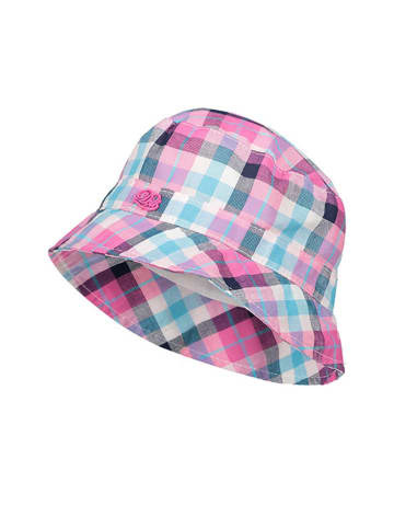 Döll Hut in Weiß/ Hellblau/ Pink