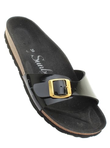 Sunbay Slippers "Jasmin" zwart
