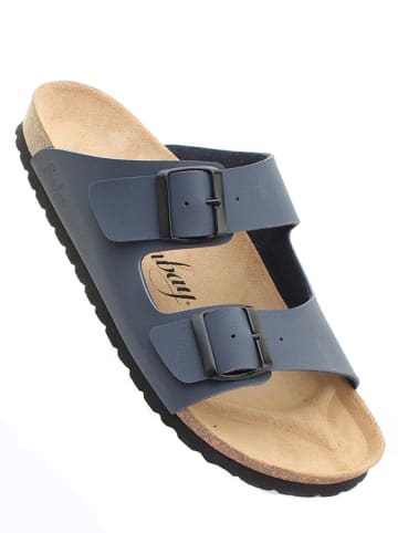 Sunbay Pantoletten "Trefle" in Dunkelblau