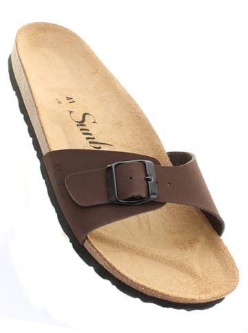 Sunbay Pantoletten "Jasmin" in Braun