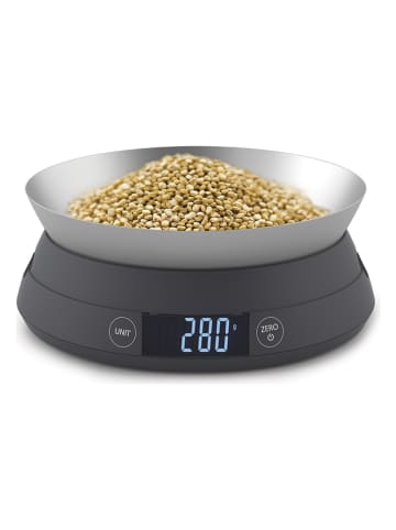 JosephJoseph Waga kuchenna "SwitchScale" w kolorze srebrno-szarym - 18 x 9 x 22 cm