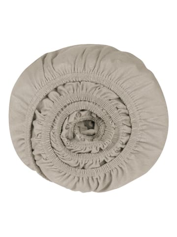 Schiesser Jersey hoeslaken taupe