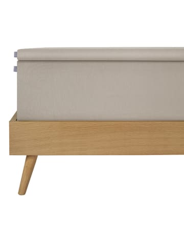 Schiesser Topperspannbettlaken "Flexi" in Taupe