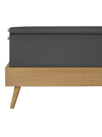 Schiesser Jersey topmatrashoeslaken antraciet