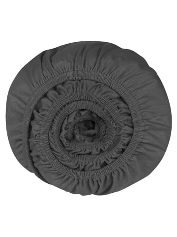 Schiesser Topmatrashoeslaken "Flexi" grijs