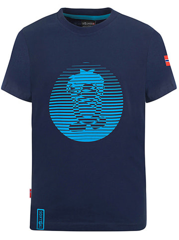 Trollkids Funktionsshirt "Troll" in Dunkelblau/ Hellblau