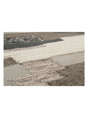 ESPRIT Scheerwollen tapijt "Kelim" grijs/taupe