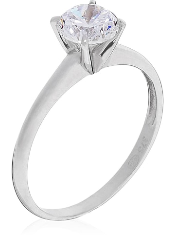 OR ÉCLAT Weißgold-Ring "Sobre" mit Zirkonia