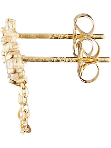 L instant d Or Gold-Ohrstecker "Duchesse" mit Edelsteinen