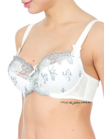 Valea Schalen-BH "Crystal" in Creme/ Grau