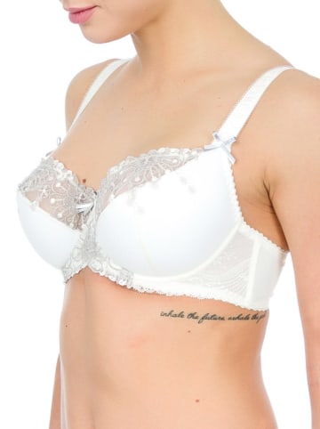 Valea Halbschalen-BH "Perla" in Creme/ Grau
