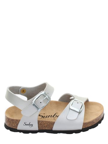 Sunbay Sandalen "Lys" zilverkleurig