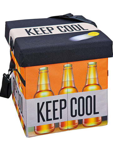 Inter Link Koelbox "Keep Cool" zwart/oranje - (B)37 x (H)36 x (D)37 cm