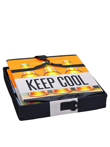 Inter Link Koelbox "Keep Cool" zwart/oranje - (B)37 x (H)36 x (D)37 cm