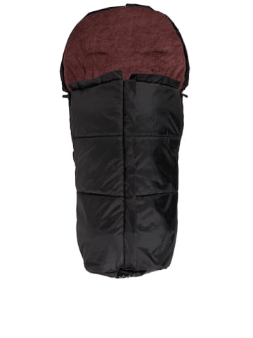 Kaiser Naturfellprodukte Sommer-Fußsack "Rio" in Schwarz/ Braun - (L)105 x (B)48 cm