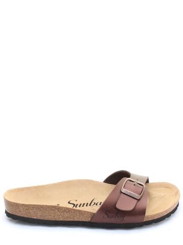 Sunbay Klapki "Jasmin" w kolorze brązowym