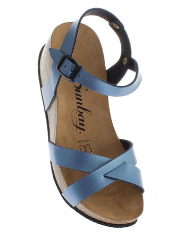 Sunbay Keilsandaletten "Pivoine" in Hellblau