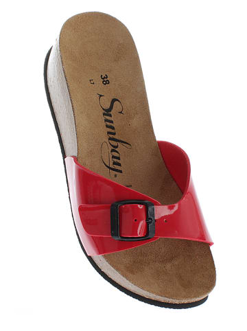 Sunbay Pantoletten "Lotus" in Rot