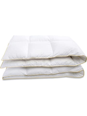 Frau Holle Donzen winterdekbed "Goldstarente" wit