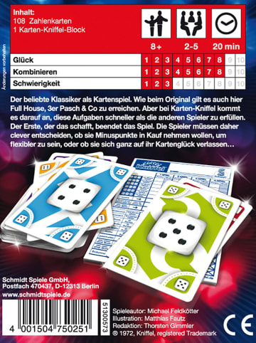 Schmidt Spiele Spiel "Karten-Kniffel" - ab 8 Jahren