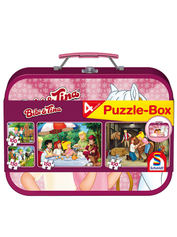 Schmidt Spiele 4er-Puzzle-Box "Bibi & Tina" - ab 6 Jahren