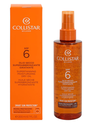 Collistar Olejek przeciwsłoneczny "Supertanning Moisturizing Dry Oil" - SPF 6 - 200 ml