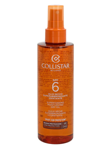Collistar Olejek przeciwsłoneczny "Supertanning Moisturizing Dry Oil" - SPF 6 - 200 ml