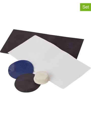 Regatta 5-delige reparatieset en reservestop "Camping Repair Kit" zwart/wit/blauw