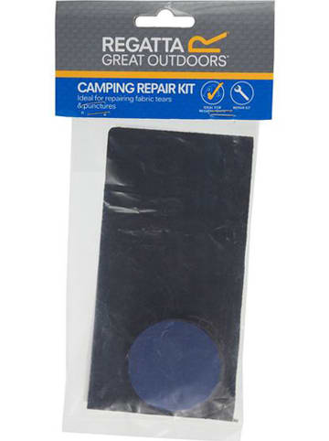 Regatta 5-delige reparatieset en reservestop "Camping Repair Kit" zwart/wit/blauw