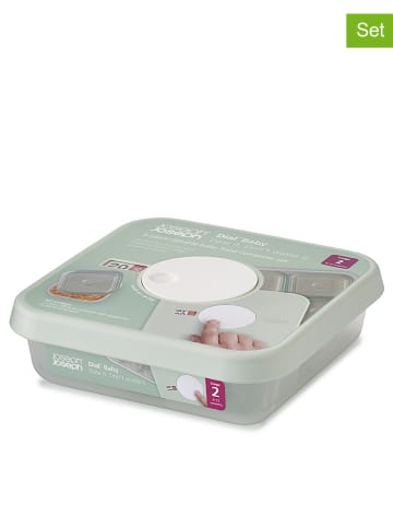 JosephJoseph 5-delige set: voorraaddozen "Dial Baby" groen