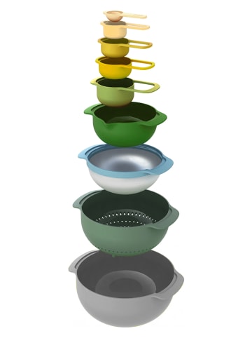 JosephJoseph 9-delige bakaccessoireset "Nest" meerkleurig