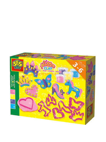 SES Zestaw brokatowej plasteliny - 5+