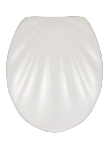 Wenko Toiletbril "Schelp" wit