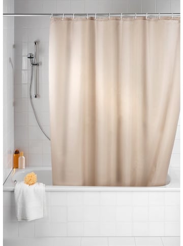 Wenko Anti-schimmel-douchegordijn "Uni" - (B)180 x (H)200 cm - beige