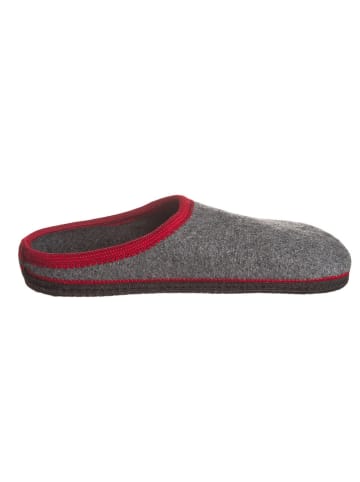 kitz-pichler Pantoffels "Bio-Fit" grijs/rood