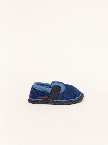 kitz-pichler Pantoffels "Bobby" donkerblauw