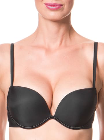 Wonderbra Push-up-BH in Schwarz