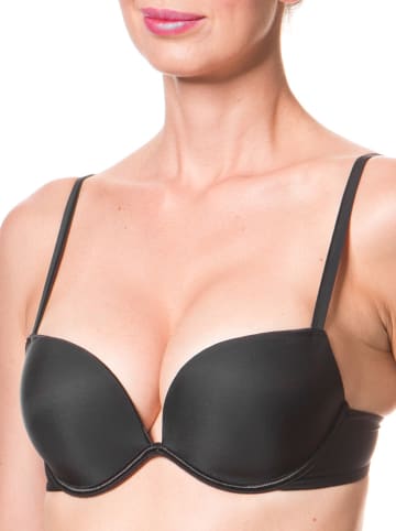 Wonderbra Biustonosz push-up w kolorze czarnym